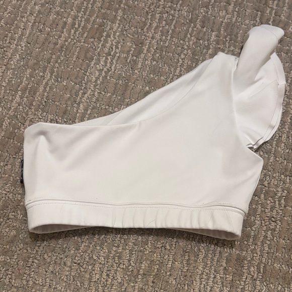 White Ruffled Kids Top - Picture 3 of 4